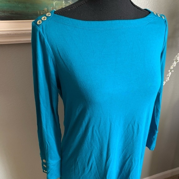 Lilly Pulitzer Sophie Gold Button Jersey Mini Dress Size small - Picture 9 of 14